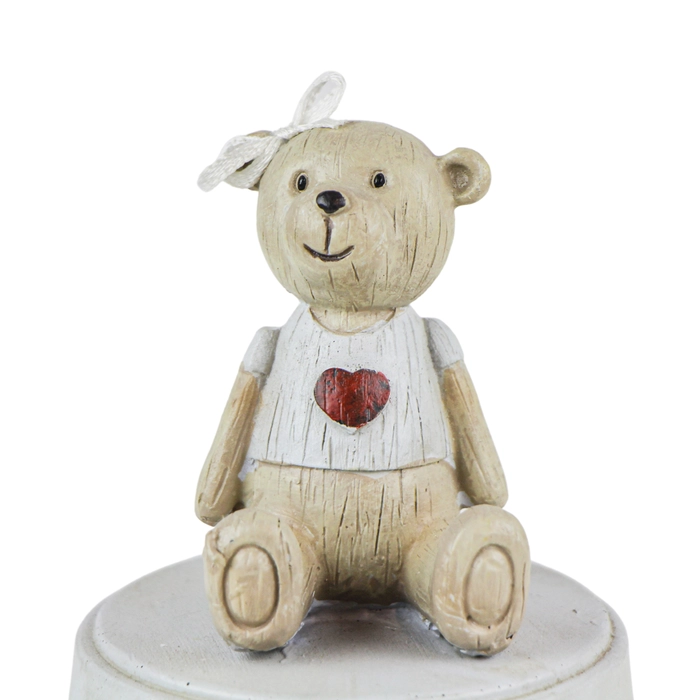 Alternative view of Caixa de música ursa 14x10x10cm