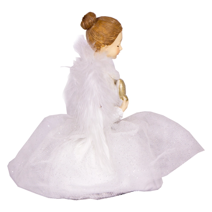 Alternative view of Caixa música fada sentada 15x10x10cm