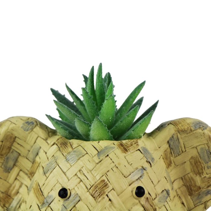 Alternative view of Cachepot coala trançado 10x12x9cm