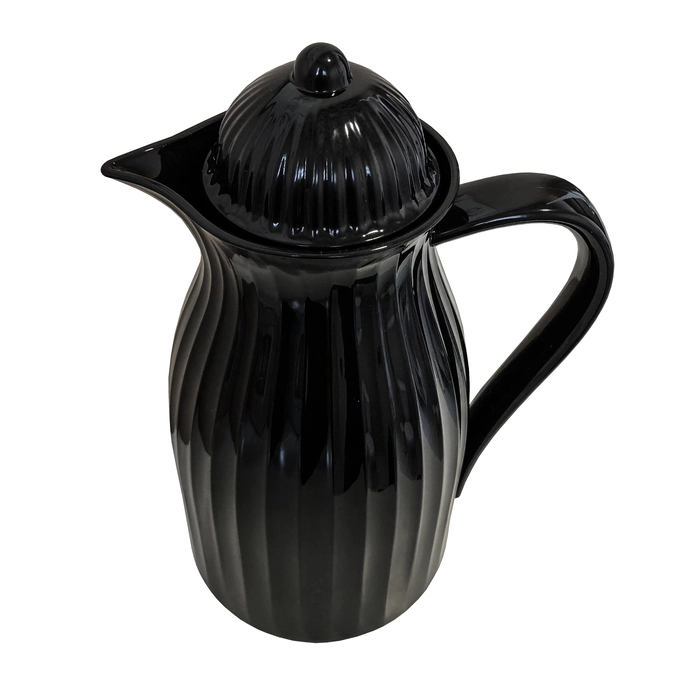 Alternative view of Garrafa térmica vintage preta 30x12x19cm