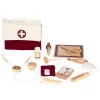 Kit médico madeira 18x21x8cm