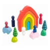 Casa arco-íris 20x18x4cm