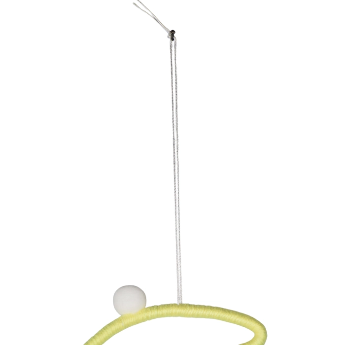 Alternative view of Adorno parede lua amarela 44x19x2cm