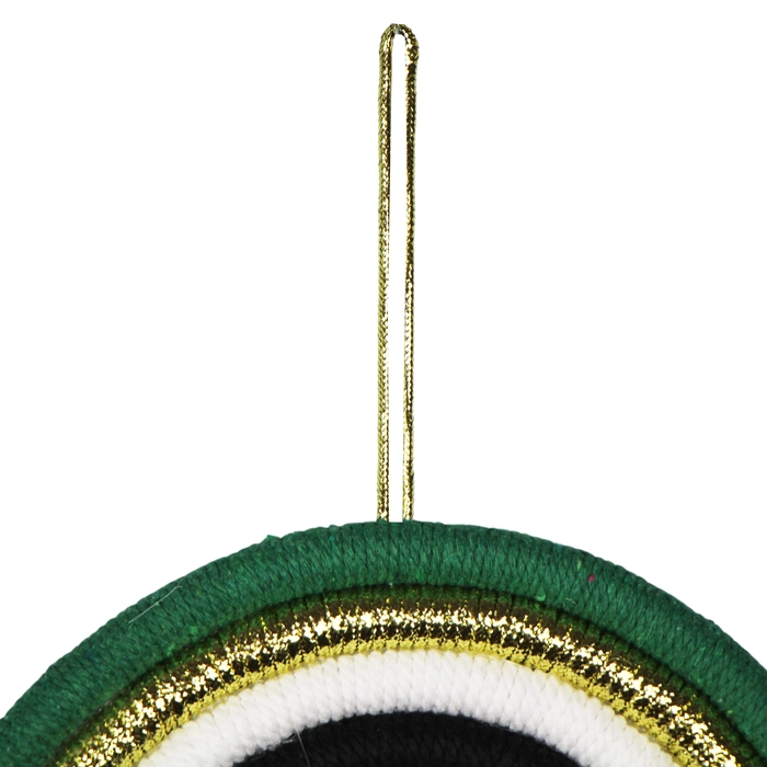 Alternative view of Adorno arco-íris verde 31x24x2cm