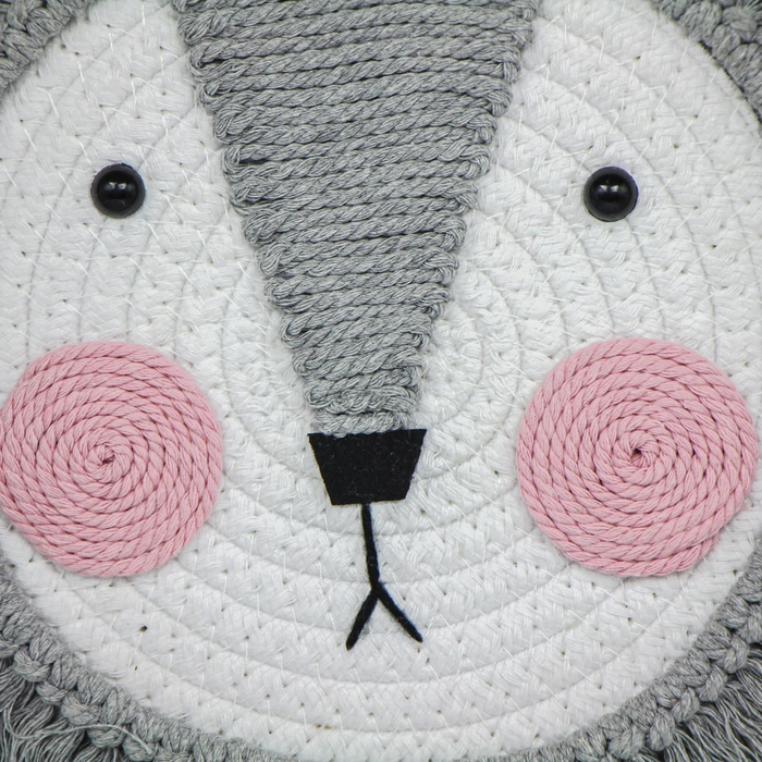 Alternative view of Adorno de parede coala 26x26x1cm