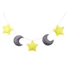 Decoração luas e estrelas 16x135x2cm