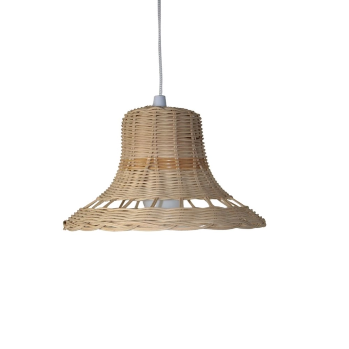 Pendente rattan cone 15