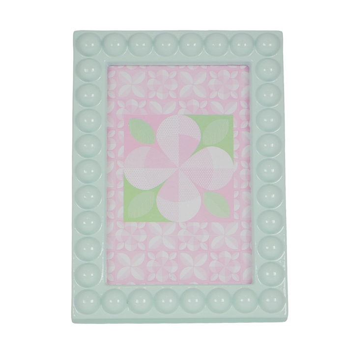 Porta-retrato bubble verde 18x13x2cm