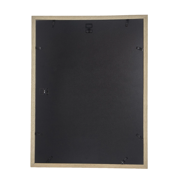 Alternative view of Moldura bubble madeira natural 42x33x2cm