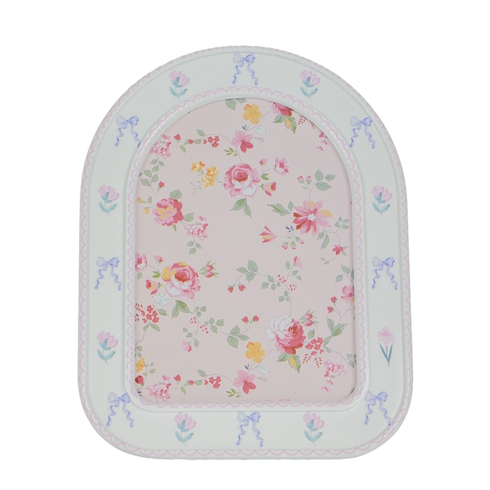 Porta-retrato arco flores 20x15x1cm