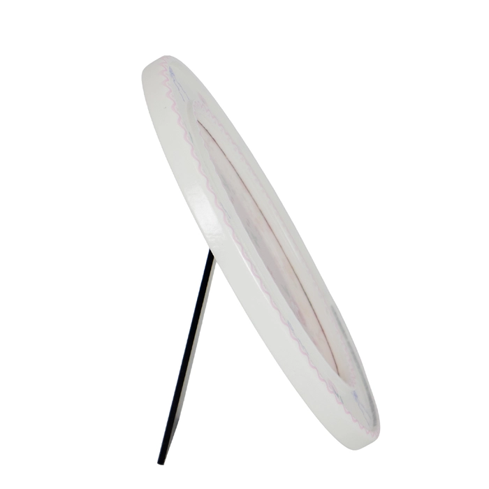 Alternative view of Porta-retrato oval flores 23x17x1cm