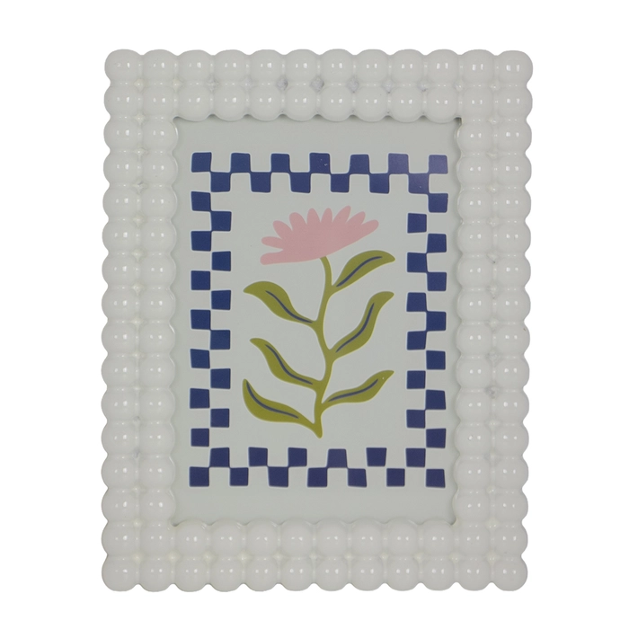 Porta-retrato bubbles branco p 19x14x2cm