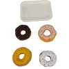 Jogo 4 donuts feltro 10x21x16cm