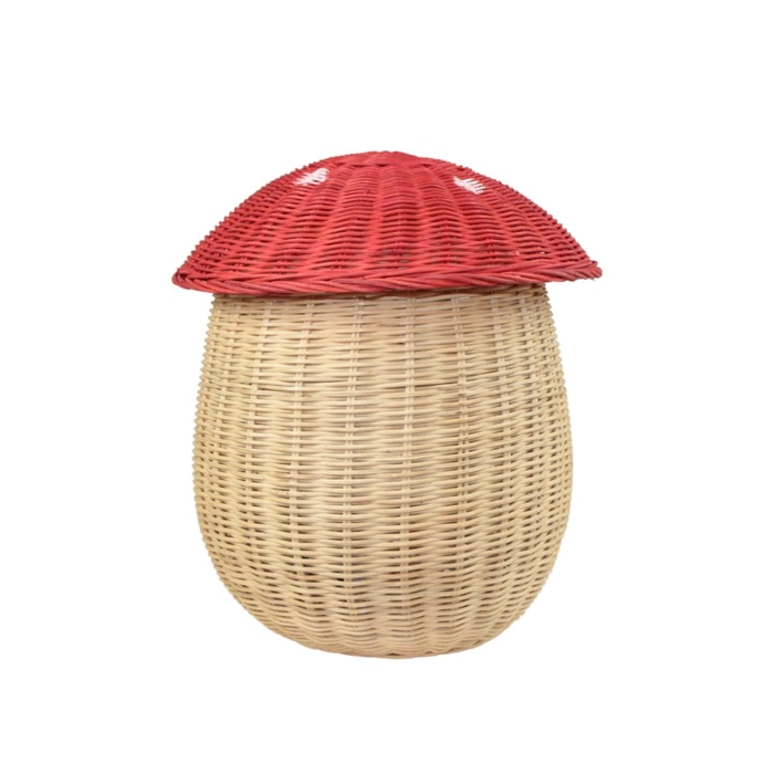 Cesto cogumelo vermelho 40