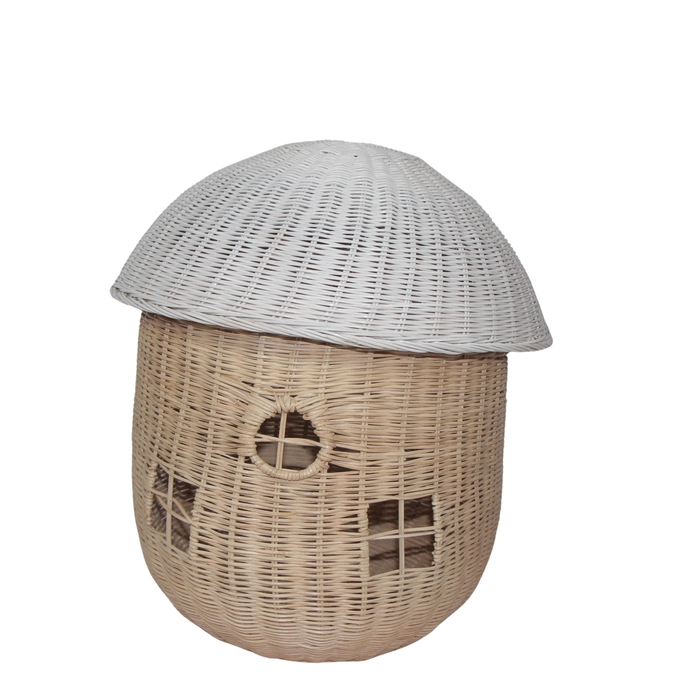 Cesto cogumelo casinha g 57x49x49cm