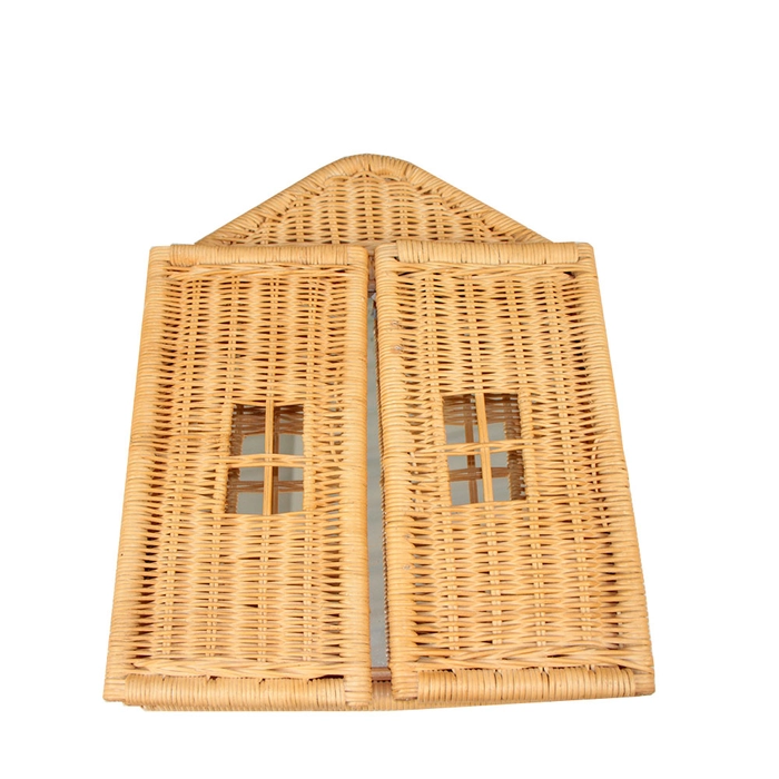 Espelho casinha abre fecha 49x37x20cm