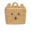 Maleta ursinho rattan 34x30x14cm