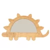 Espelho dinossauro rattan 31x48x2cm