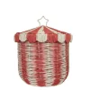 Cesto circo vermelho grande 44x35x35cm