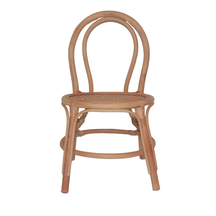 Cadeira cozy rattan bambu 56x30x30