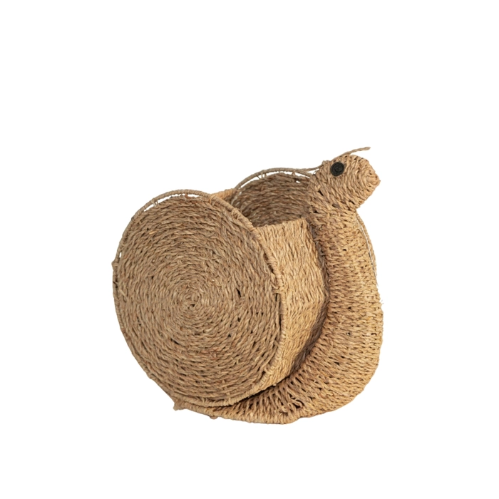 Alternative view of Porta-livro caracol rattan 31x32x20cm
