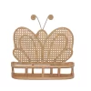 Prateleira borboleta rattan 48x46x13