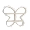 Nicho borboleta branco 64x79x15cm