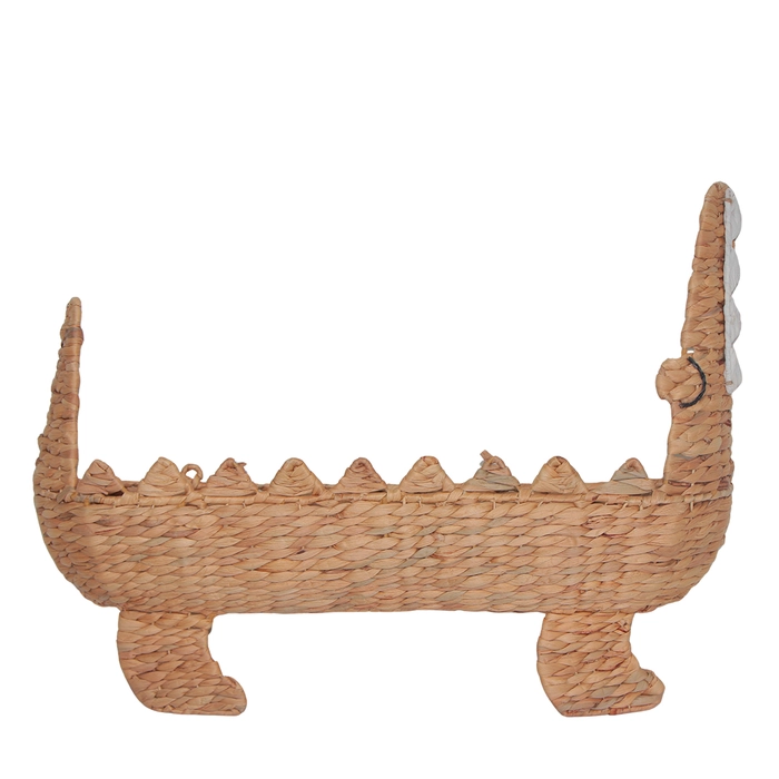 Porta-livros jacaré rattan 54x75x14cm