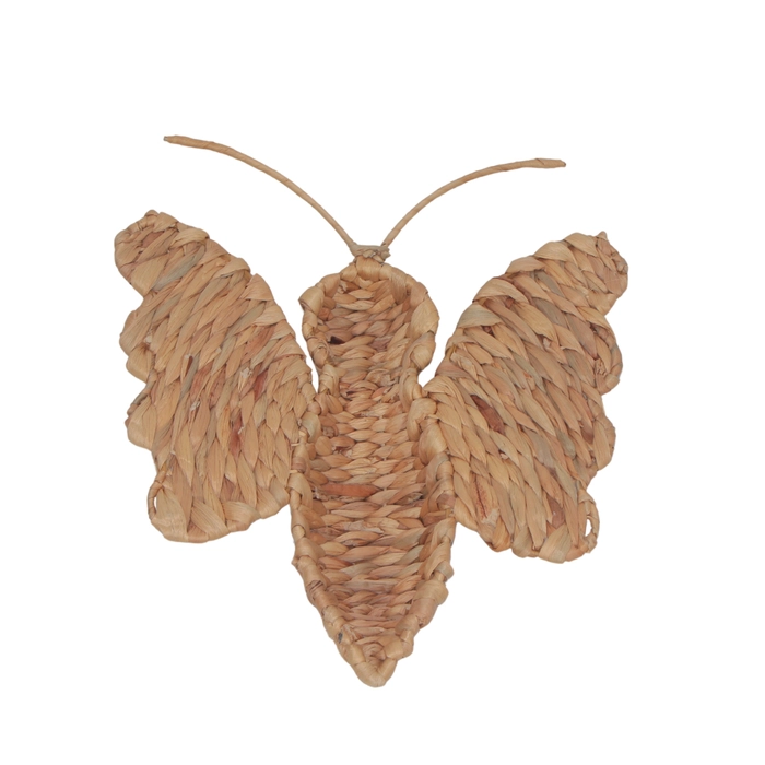 Alternative view of Borboleta parede rattan 40x31x5cm