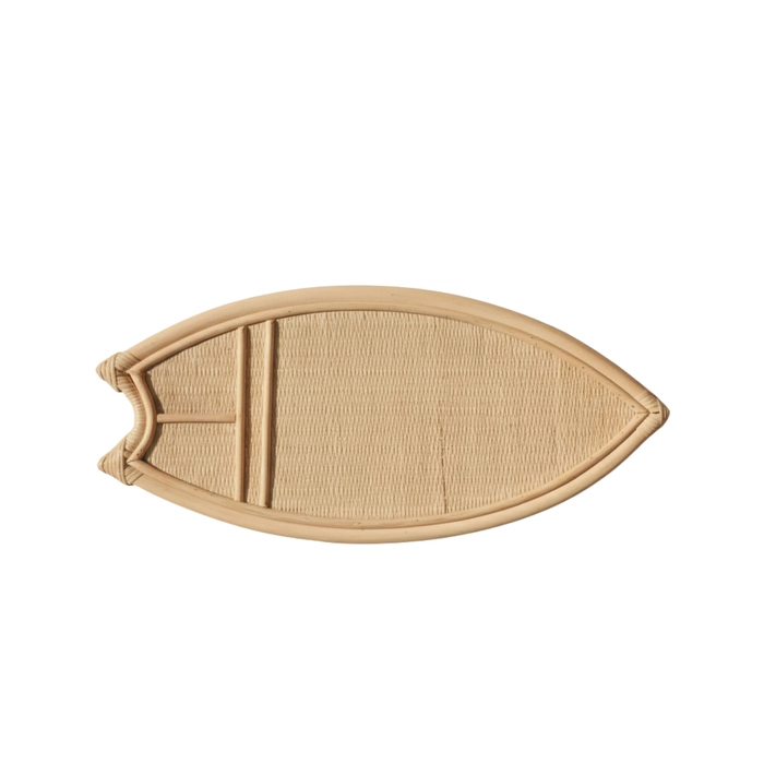 Prancha rattan decorativa 29x65x2cm