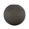 Pendente esfera grafite 36x36x36cm