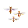 Jogo 3 abelhas honey bee 15x24x6cm