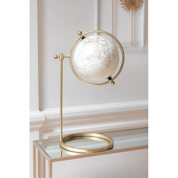 Globo suspenso com suporte em metal 35x20x20cm - Imagem 2