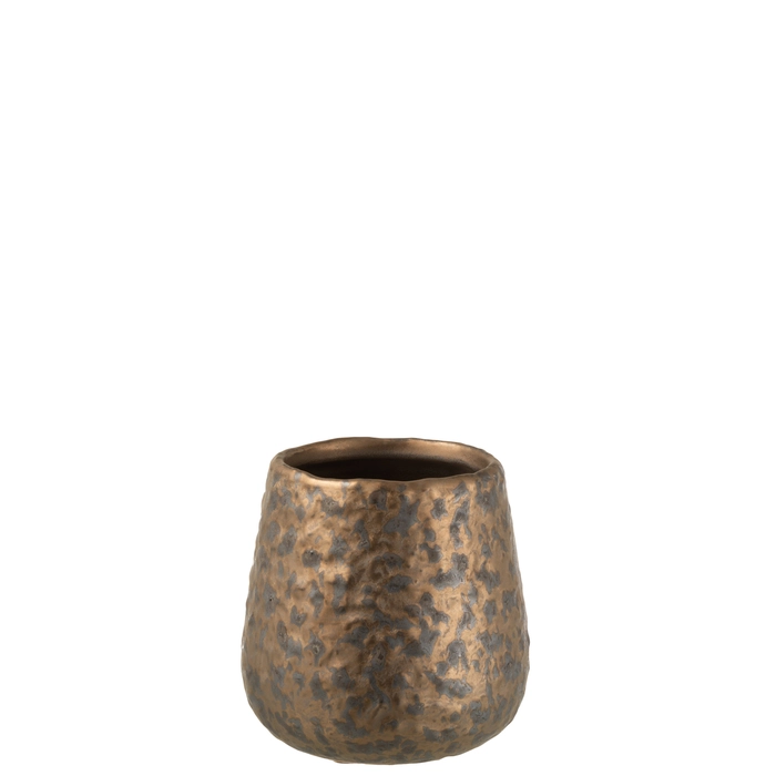 Cachepot dot cobre 12x13x12cm