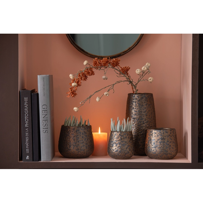 Cachepot dot cobre 12x13x12cm - Imagem 2