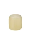 Vaso stripes bege 24x20x20cm