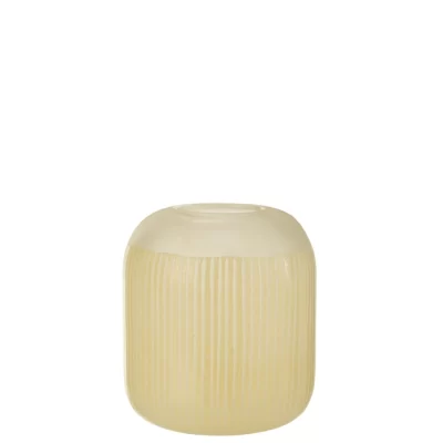 Vaso stripes bege 24x20x20cm