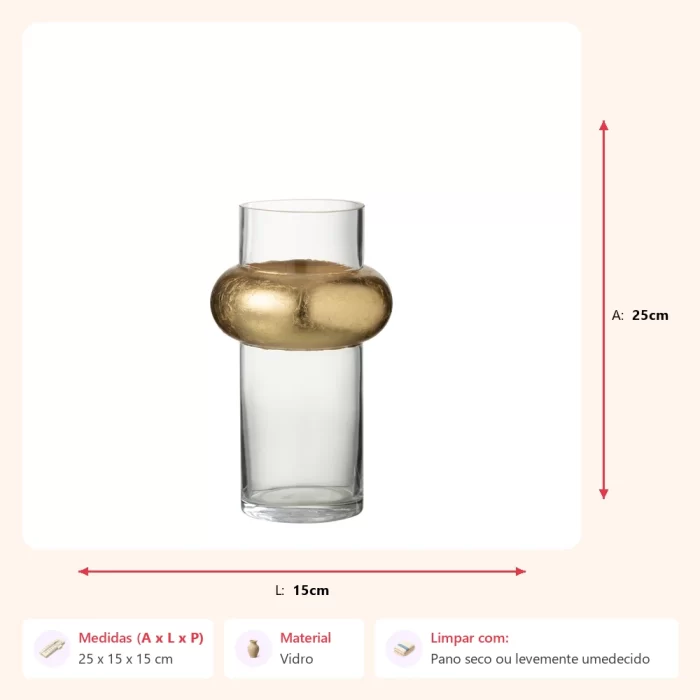 Vaso ring topo 25x15x15cm - Imagem 2