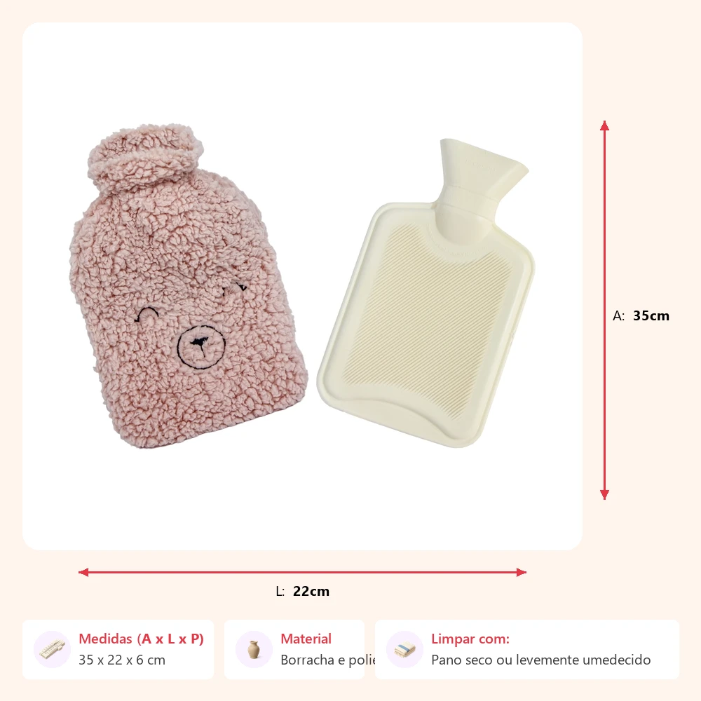 Bolsa térmica porquinho rosa 35x22x6cm - Imagem 2