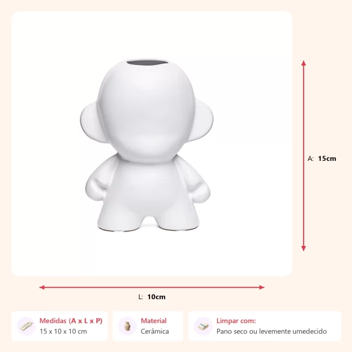 Vaso baby 15x10x10cm - Imagem 2