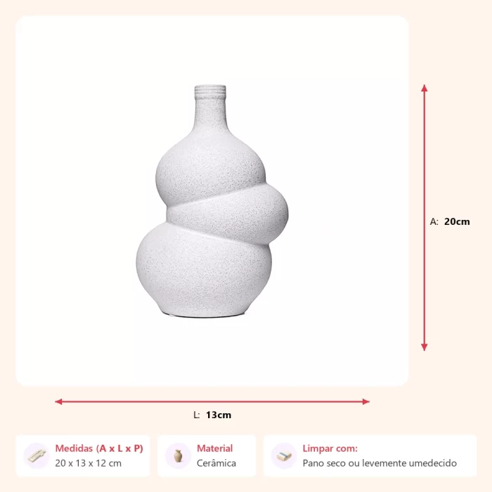 Vaso globos areia 20x13x12cm - Imagem 2