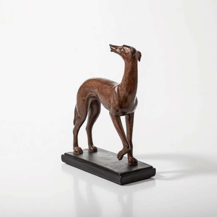 Escultura galgo pose 20x15x8cm