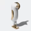 Escultura pinguim 34x15x17cm
