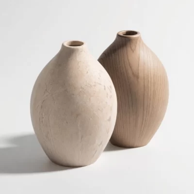 Vaso siena amadeirado 11x9x9cm