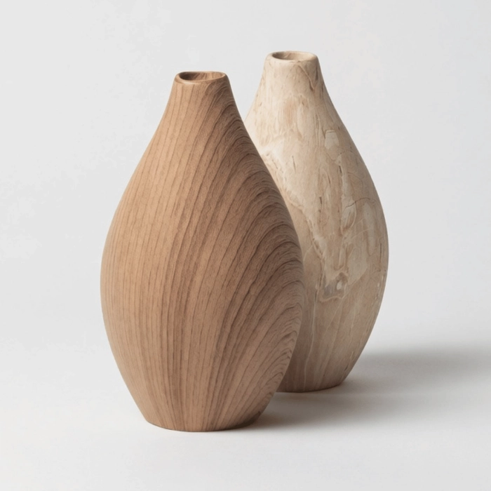 Vaso aria amadeirado 13x8x8cm