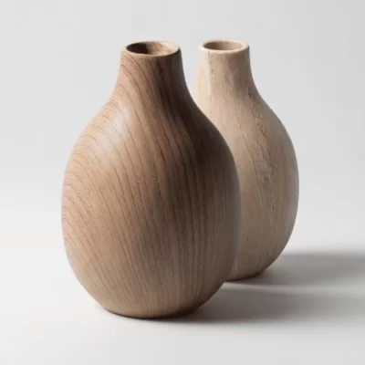 Vaso brisa amadeirado 13x9x9cm