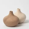 Vaso luma amadeirado 10x11x11cm