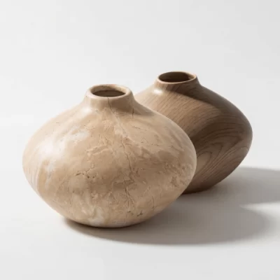 Vaso aura marmorizado 10x13x13cm