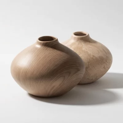 Vaso aura amadeirado 10x13x13cm