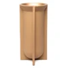 Vaso mood bege 33x16x16cm